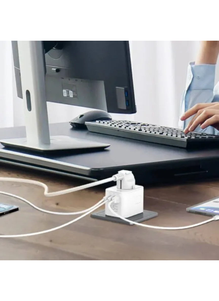 LDNIO Z6 GaN 65W Universal Travel Adapter – All-in-One Fast Charging Power Adapter