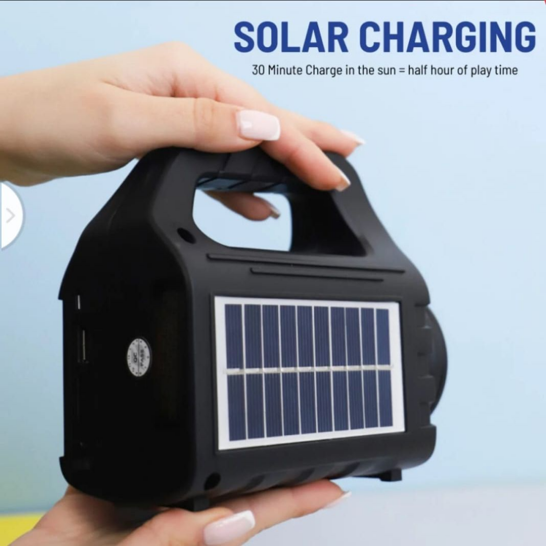 Solar Charging Single Plate LED Light – Portable Outdoor Solar Lamp