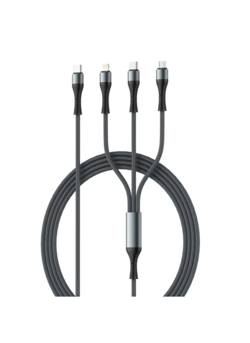 LDNIO LC94C 100W 3-in-1 Type-C to Lightning / Type-C / Micro USB Fast Charging Cable (1.2m)