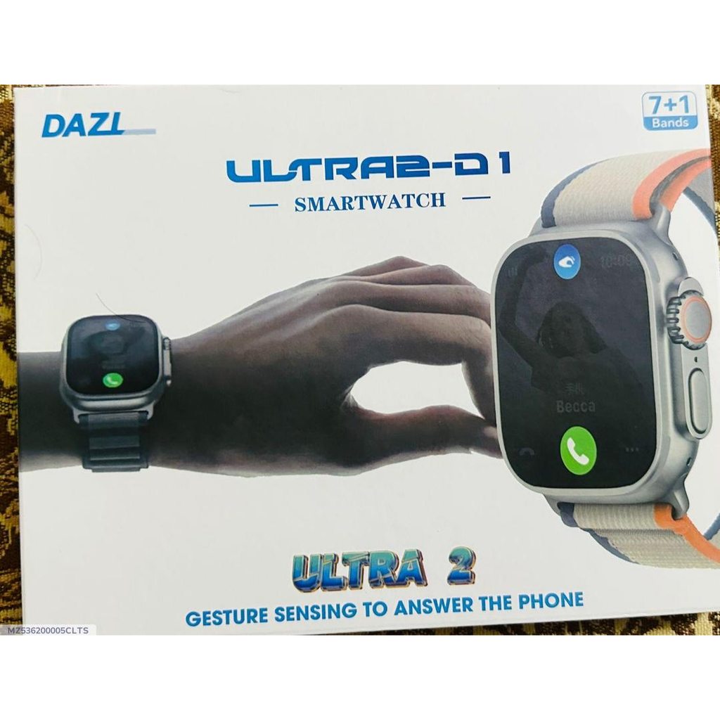 7-in-1 Smart Watch Ultra 2 Combo – Bluetooth Calling & Accessory Set