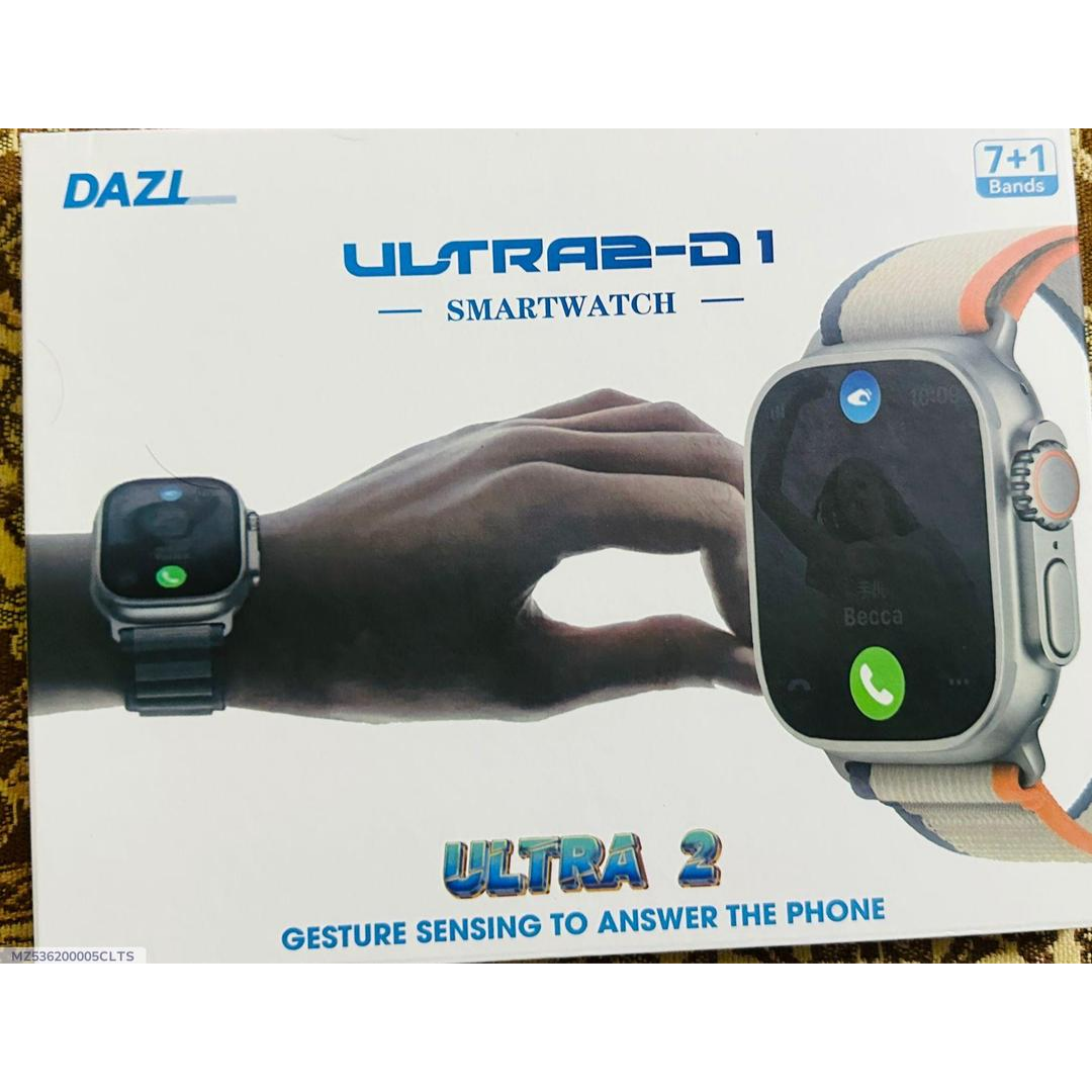7-in-1 Smart Watch Ultra 2 Combo – Bluetooth Calling & Accessory Set