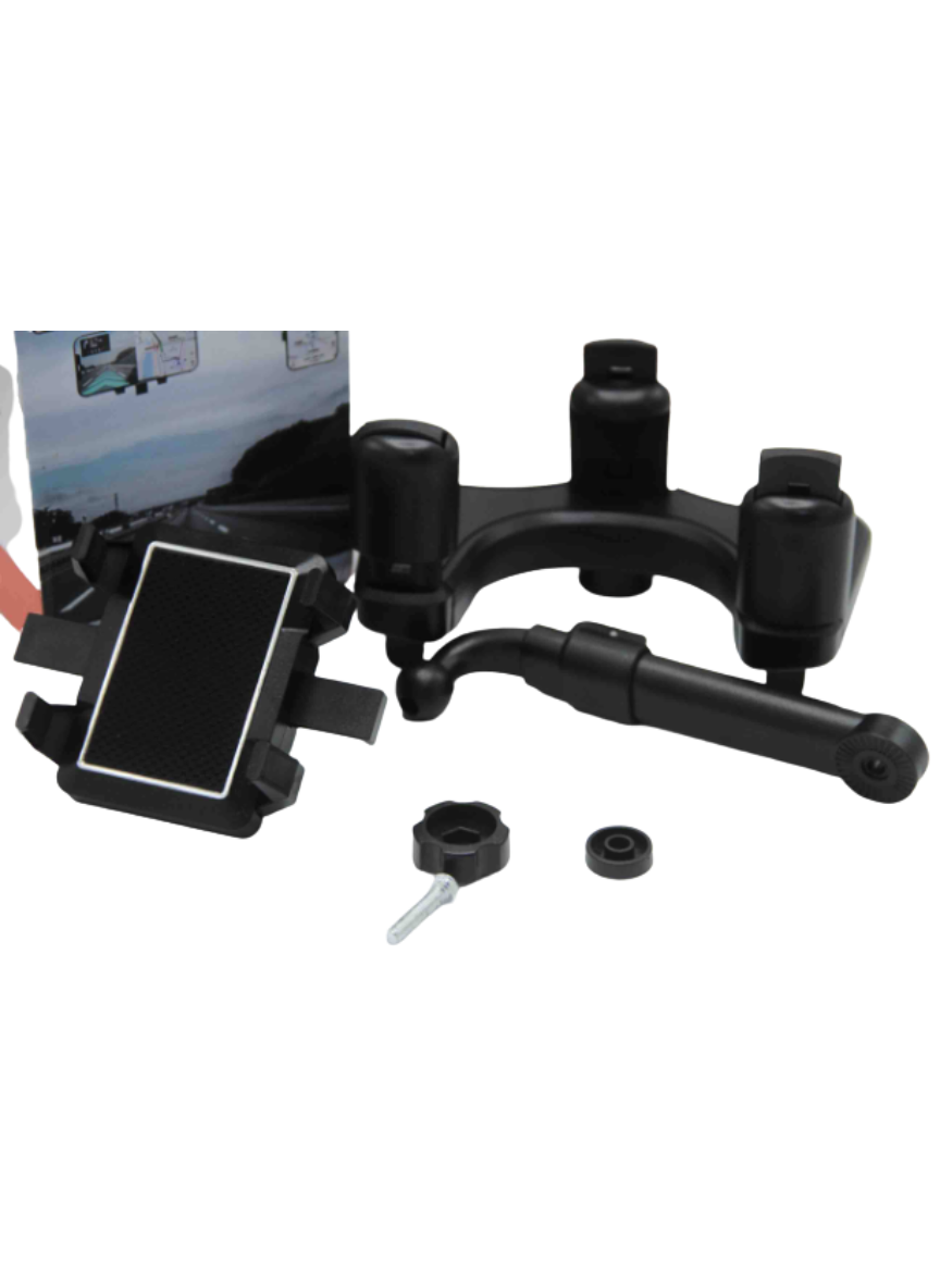 Universal 360° Car Rearview Mirror Phone Holder – Adjustable Mount for Safe Driving