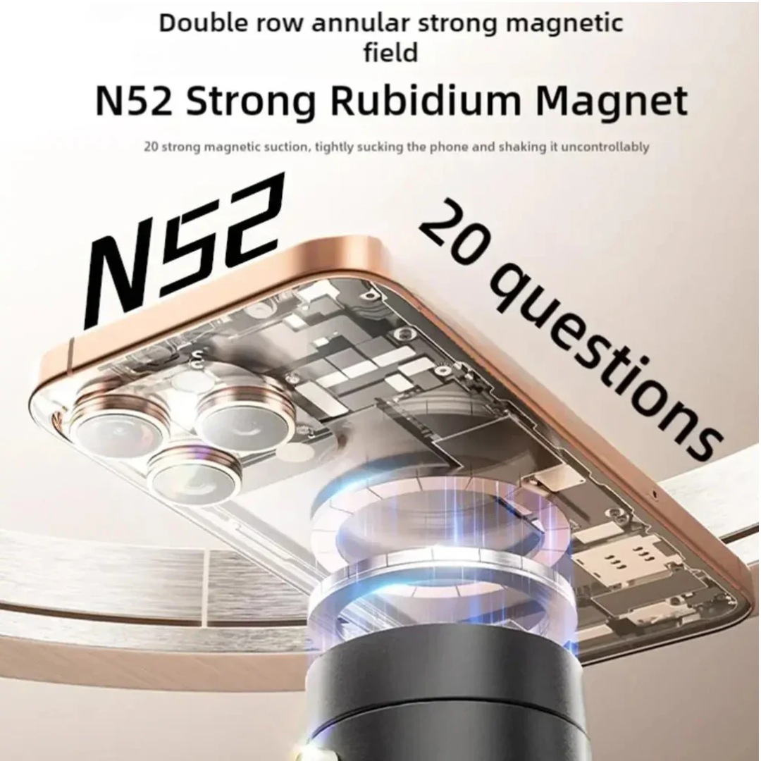 Vacuum Magnetic Windshield Phone Holder (Black) – Strong Suction Car Mount