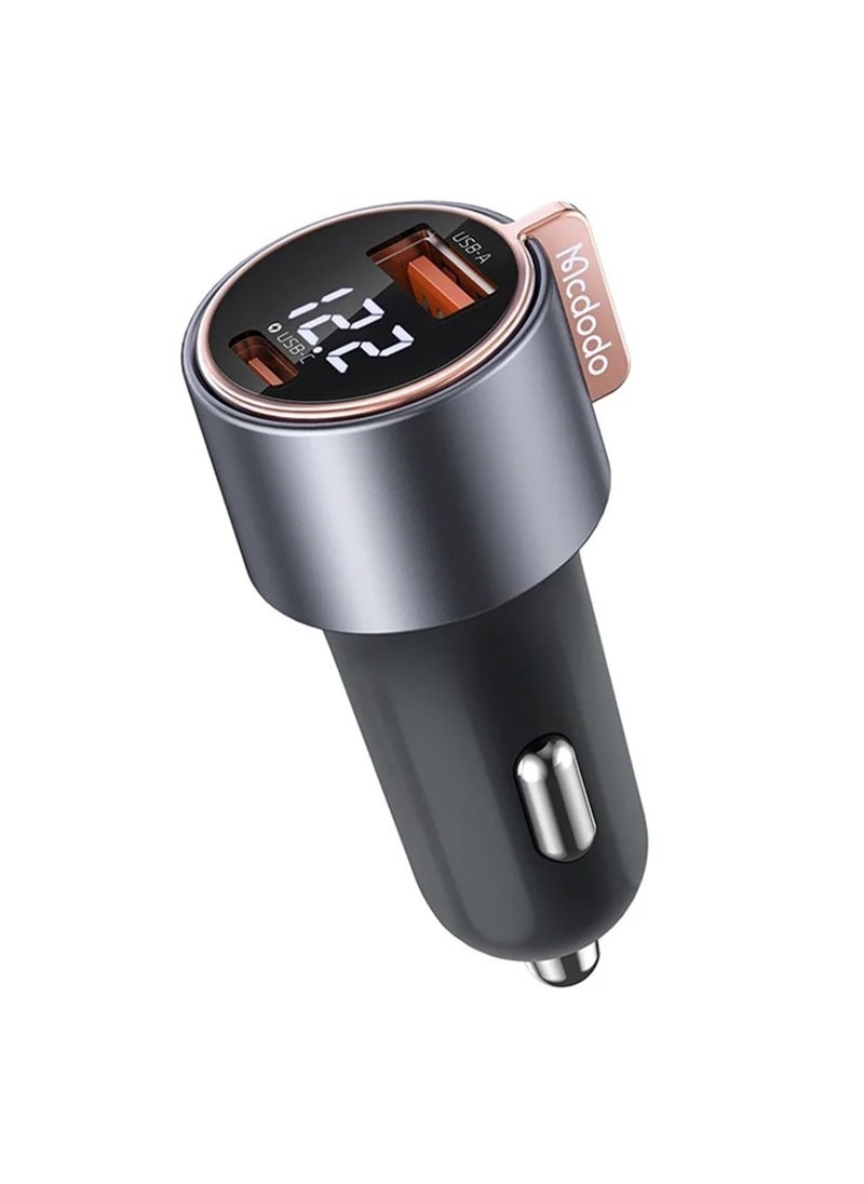 Mcdodo CC-3690 75W Dual Port Car Charger – USB-C + USB-A Fast Charging Adapter