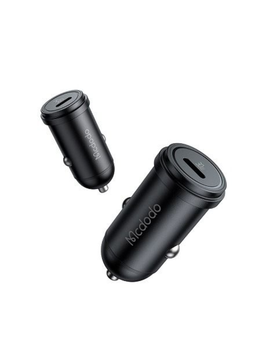 Mcdodo CC-7491 30W USB-C Fast Car Charger – PD Single Port (Black)