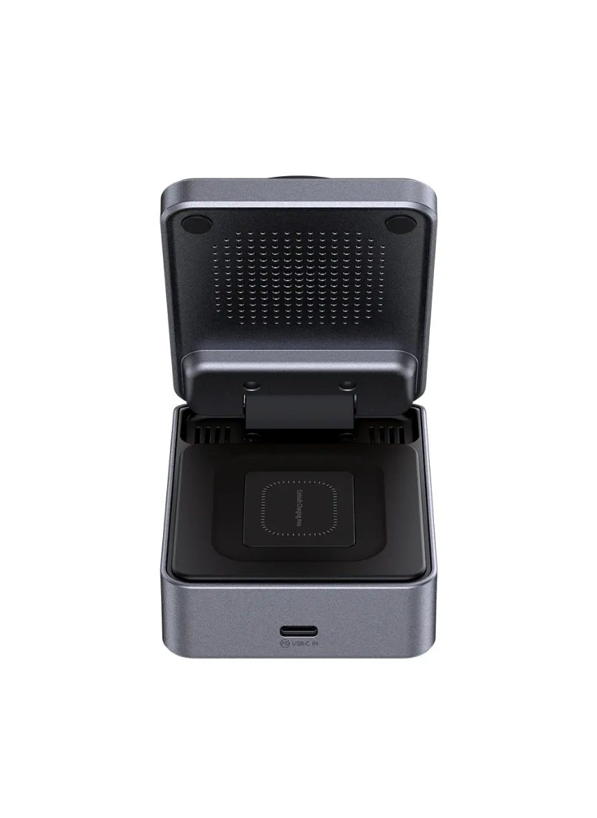 CH-5192 15W MagQ Qi2 3-in-1 Foldable Wireless Charging Station