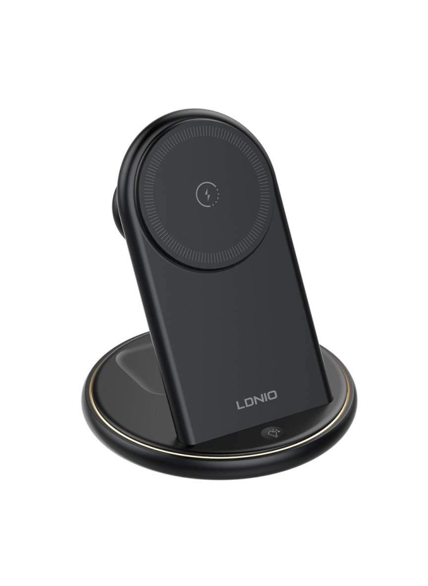 LDNIO WL02 5-in-1 Desktop Wireless Charging Station – Multi-Device Fast Charger