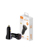 LDNIO C104 60W Dual USB-C Super Fast Car Charger – PD Power Adapter