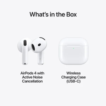 Apple AirPods 4 with Active Noise Cancellation (ANC)
